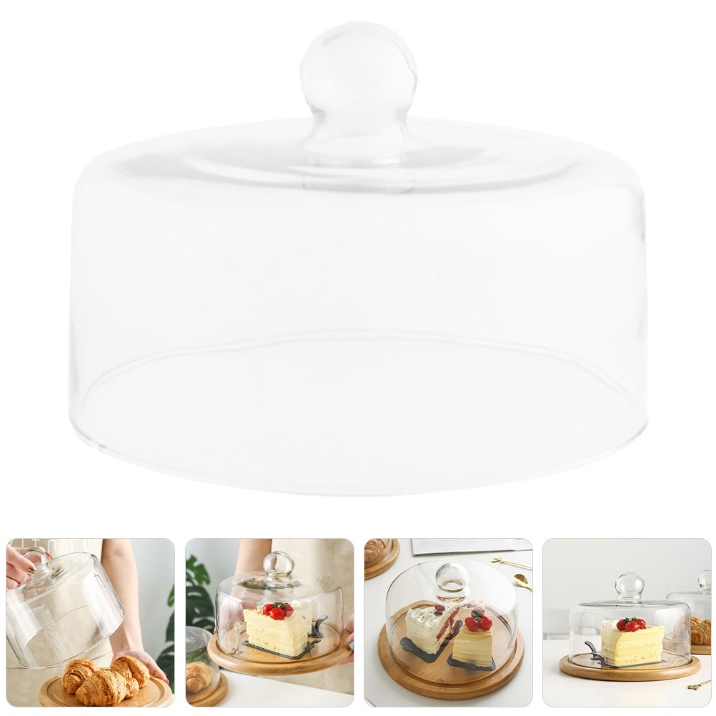 Plastic Dome Clear - غطاء قبة زجاجي شفاف بقطر 18