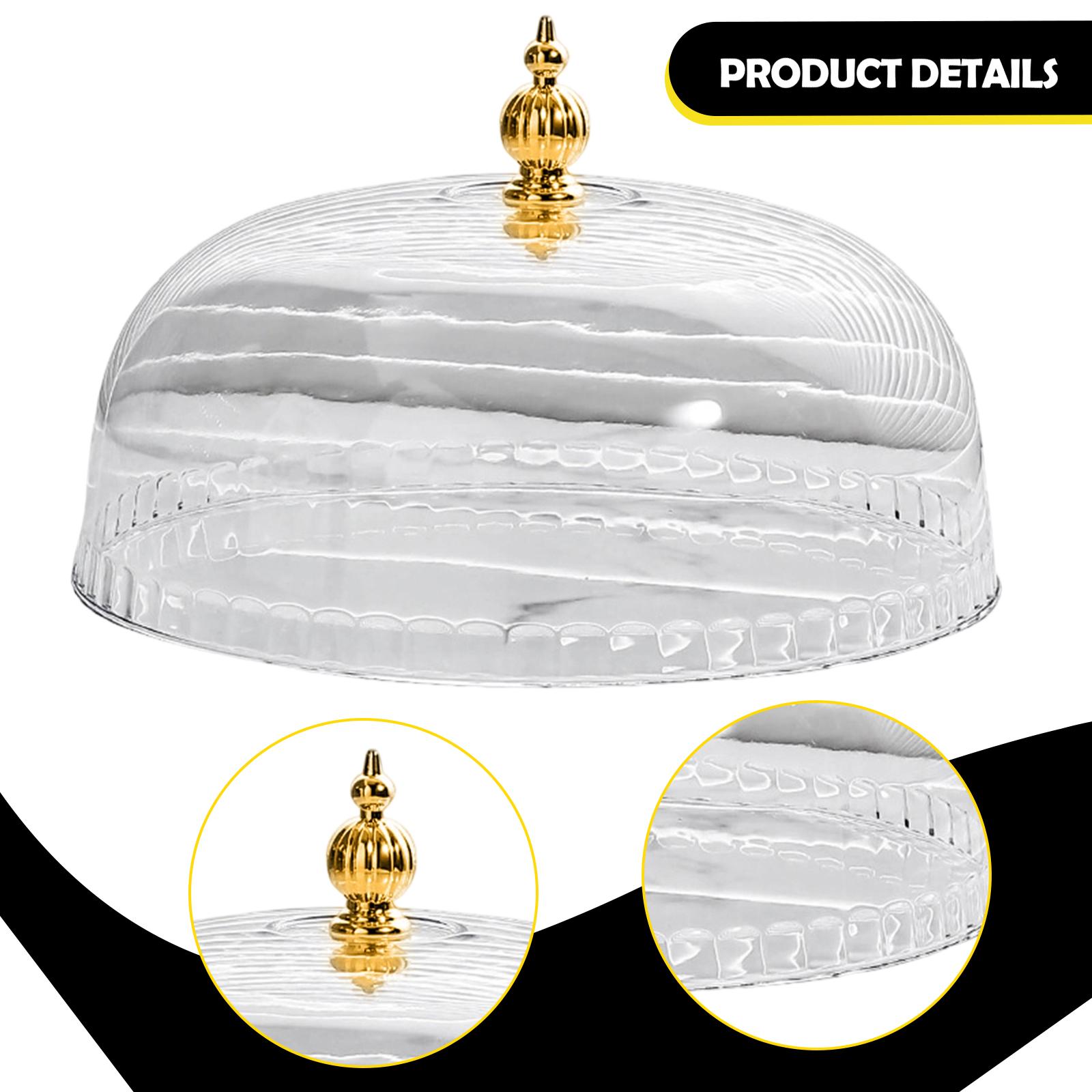 غطاء شفاف دائري لعرض المعجنات، - مراجعة Plastic Dome Clear وسعره