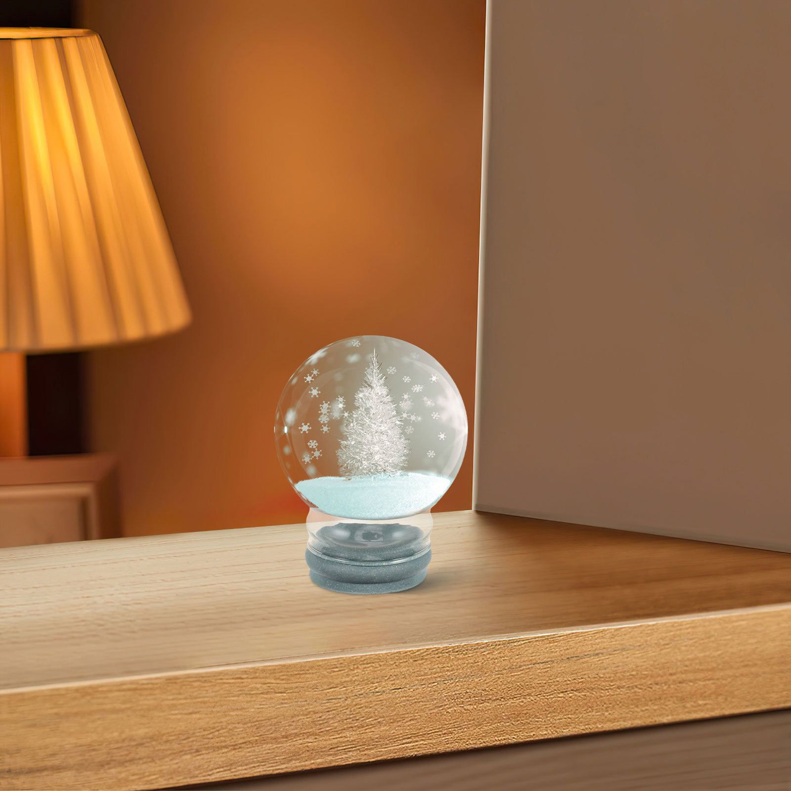 قطعتان من كرات الثلج الزجاجية  - مراجعة Plastic Dome Clear وسعره