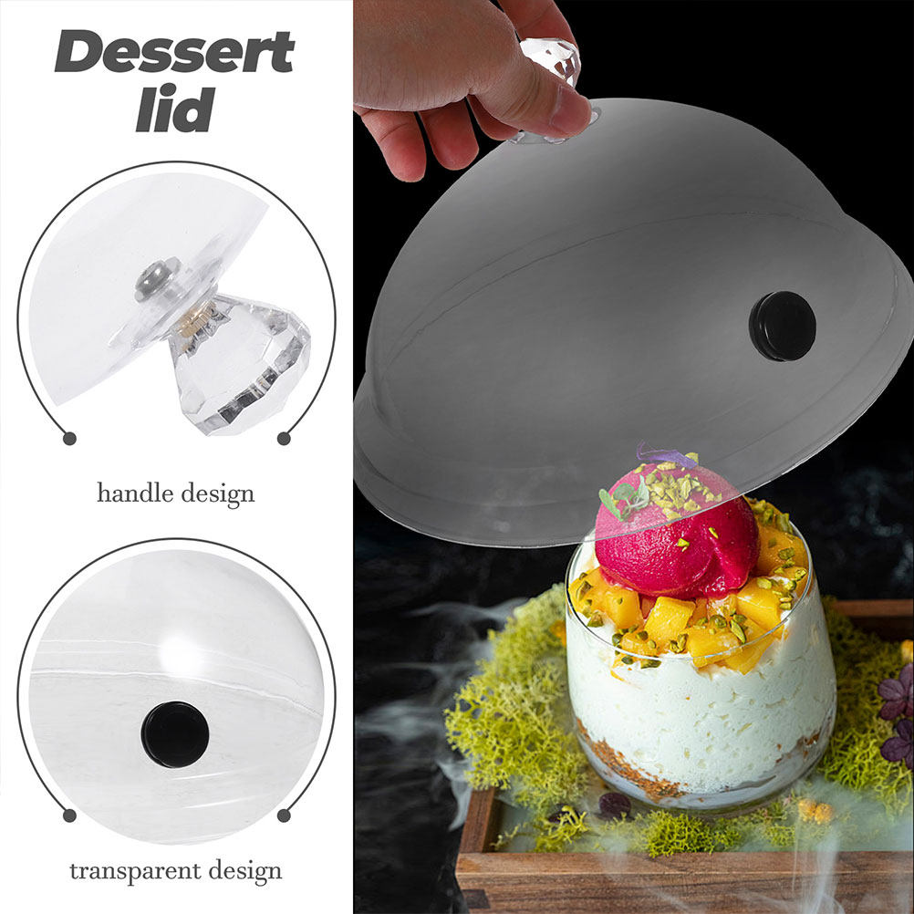 قطعتان من أغطية الأكريليك الشف - مراجعة Plastic Dome Clear وسعره